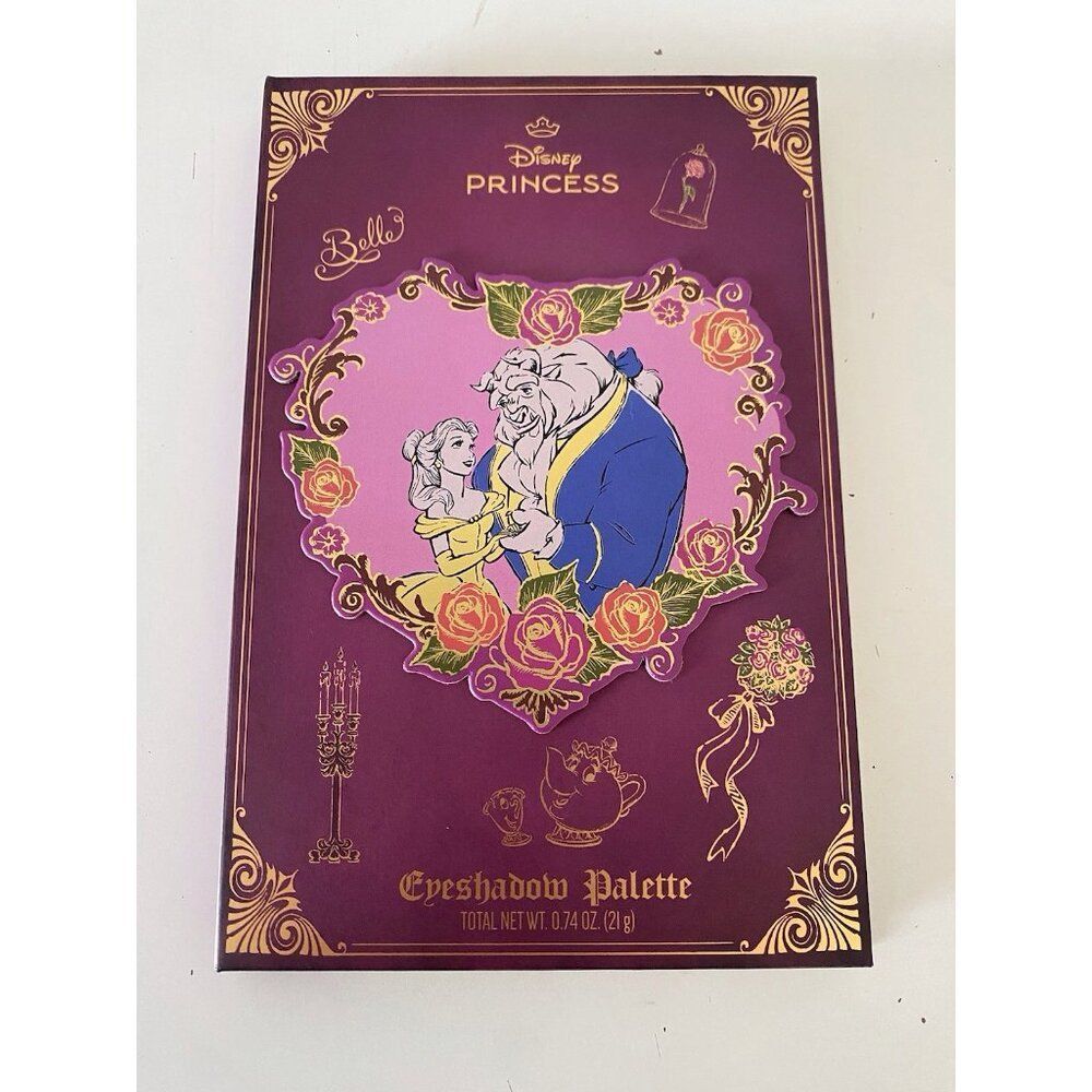 Taste Beauty Disney Beauty and The Beast Eyeshadow Palette W/Mirror 12 Shades